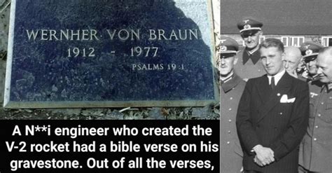 Wernher Von Brauns Grave Reveals The Most Eye Opening Bible Verse - OBJECT51