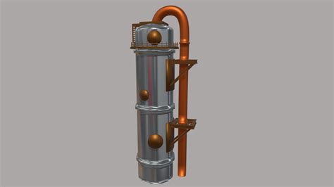 Distillation Tower - Download Free 3D model by de.l.uxe_kid (@deluxe ...