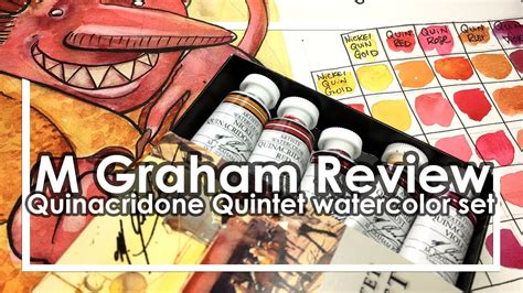 M graham Quinacridone Quintet Watercolor Set - YouTube