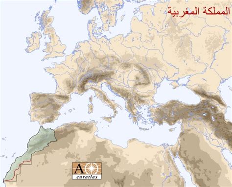 Europe Atlas: the Sovereign States of Europe and Mediterranean Basin - Morocco