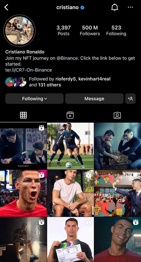 Cristiano Ronaldo Hits Half A Billion Followers On Instagram