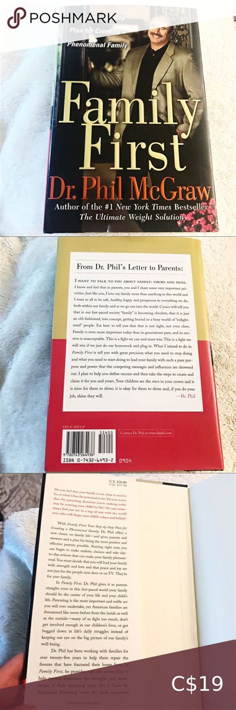 Family First by Dr. Phil | Hardcover | Family first, Hardcover, Self help book