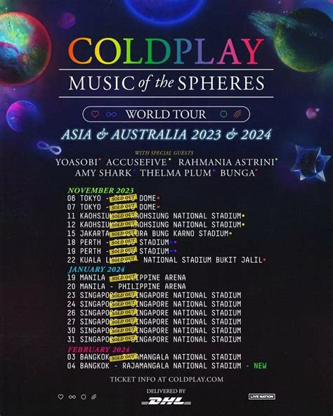 Get to know the opening acts of Coldplay's Music of the Spheres Asia