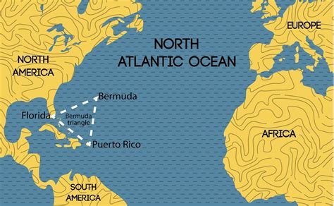 Map Of The Bermuda Triangle - Maping Resources