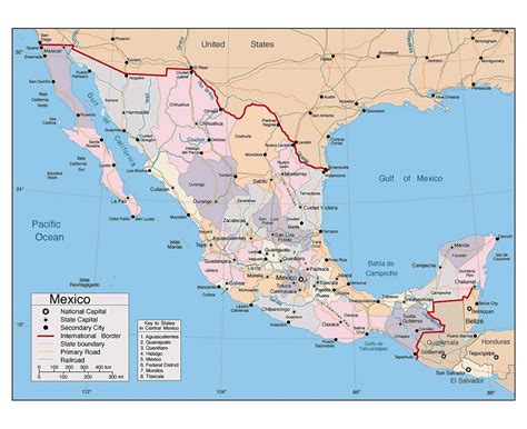 Maps of Mexico | Collection of maps of Mexico | North America | Mapsland | Maps of the World