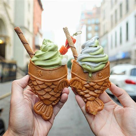 Taiyaki NYC, A New Ice Cream Shop That Uses Adorable Japanese Fish-Shaped Cakes as Cones