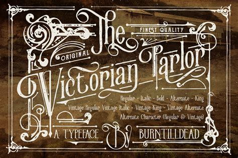 Victorian Parlor font by burntilldead - FontSpace