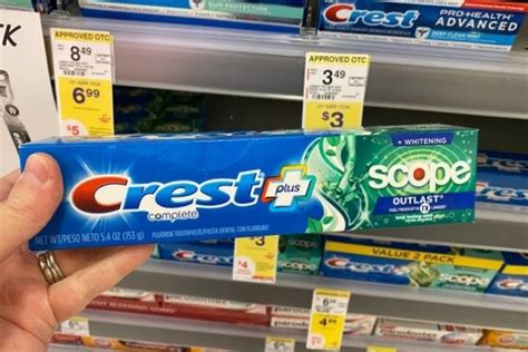 Crest Toothpaste Deals - 4 Tubes for FREE after Coupons & W Cash!