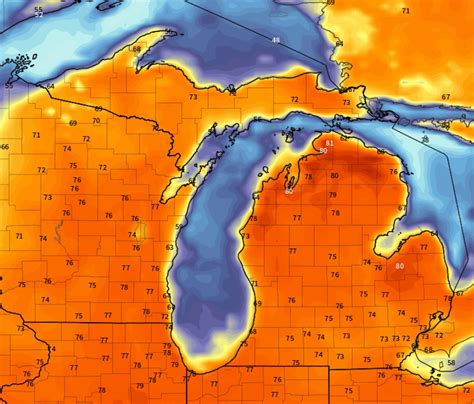 Michigan’s weekend weather: Rain slowing down, bringing near-record warmth Saturday - mlive.com