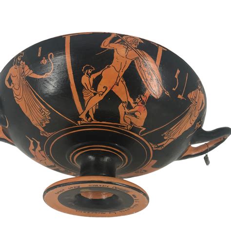 RED FIGURE KYLIX With Hephaestus and Thetis, Ancient Greek Replica Museum Art 10cm - Etsy