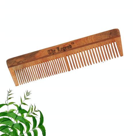 Buy The Legend Organic Pure Neem Wood Comb, Brown Online at Low Prices in India - Amazon.in