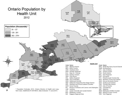 Ontario Health Region Maps