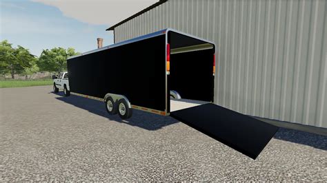 ENCLOSED TRAILER 30FT V1.0 - FS19 mod - FS19.net