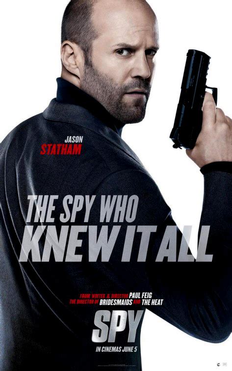 Jason Statham poses solo in the new ‘Spy’ poster! | cityonfire.com