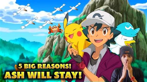 5 Big Reasons Ash Will Stay in Pokemon 😍 | It's an April Fool? | Ash will be in Gen 9 | Ash ...