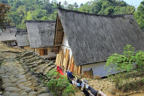 Kampung Naga Traditional House Has a Unique Architecture Editorial Stock Photo - Image of ...