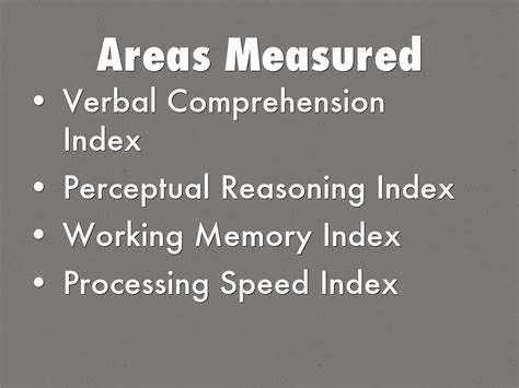 The Wechsler Intelligence Scale for Children - Fifth