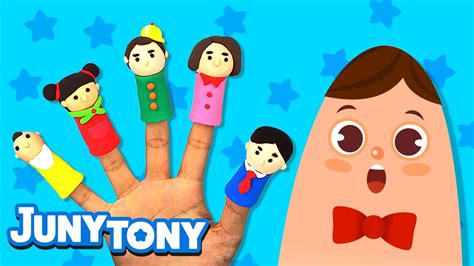 Finger Family Song for Kids | Finger Puppets | Preschool Songs ...