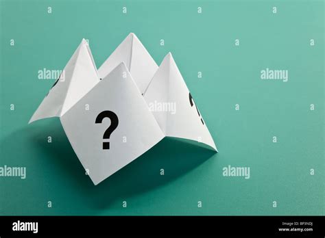 Paper Fortune Teller,concept of uncertainty Stock Photo - Alamy