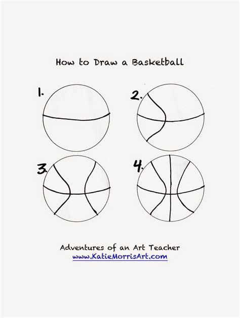 Adventures of an Art Teacher: How to Draw- Sports | Basketball, Basketball cookies, Basketball ...