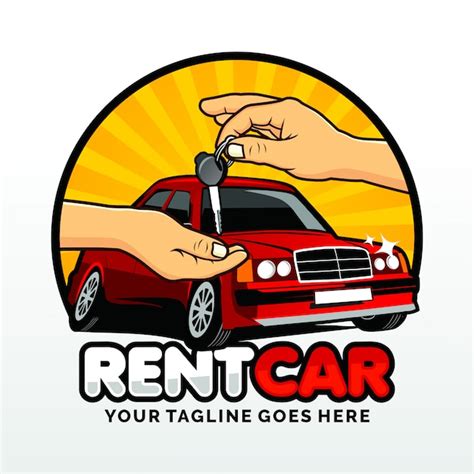 Rental car deal logo template design vector Vector | Premium Download