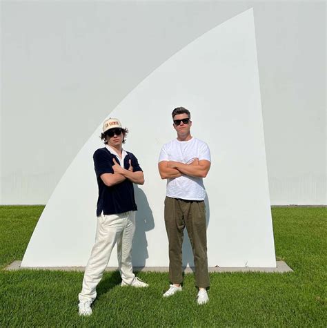 SNL stars Colin Jost and Marcello Hernández visit Houston Menil