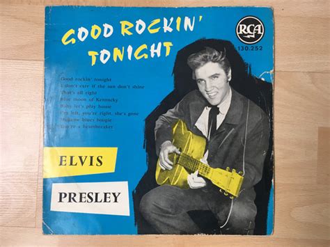 Elvis Presley – Good Rockin' Tonight – Vinyl (LP, 10", Compilation ...