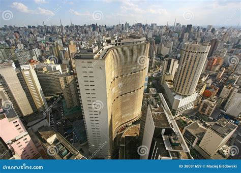 Sao Paulo skyline, Brazil. stock image. Image of skyscraper - 38081659