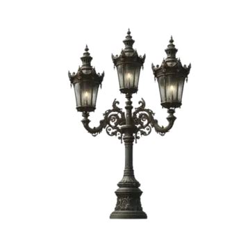 Street Lamp Post Lamppost Light Pole Isolated On Transparent Background ...