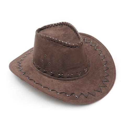 Dark Brown Western Cowboy Cowgirl Cattleman Hat for Kids Halloween Children Party Costume ...