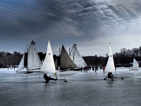 Ice-Sailing on the Hudson River, 2014 | Sailing, Hudson river, Travel