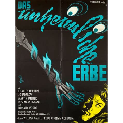 13 GHOSTS German Movie Poster - 23x33 in. - 1960