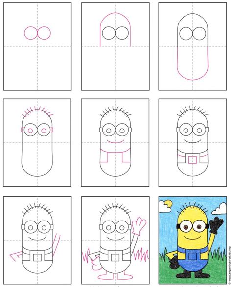 How to Draw a Minion · Art Projects for Kids