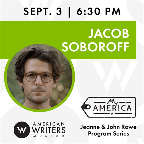 My America: Jacob Soboroff - The American Writers Museum