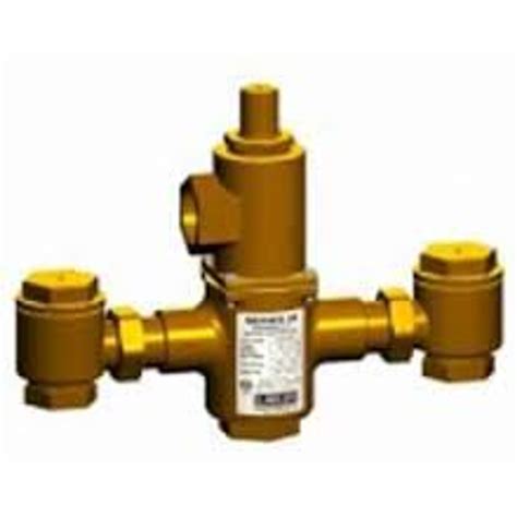 Lawler 83007-02 Rough Chrome 66-25 Thermostatic Mixing Valve w/ Shutoff