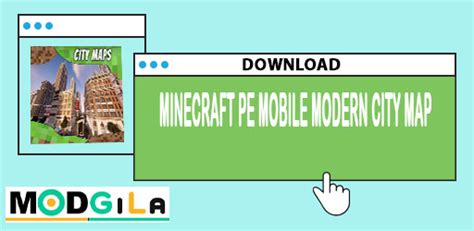 Minecraft PE Modern City Map - A Modern and Fun Minecraft World