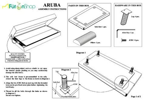 Assembly Instructions - The Futon Shop