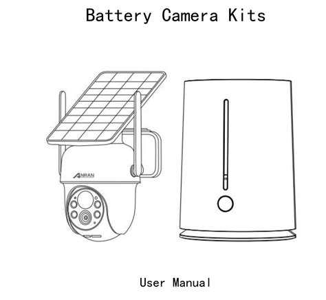 ANRAN B0CSMP7ZKW Solar Security Cameras Wireless Outdoor User Manual
