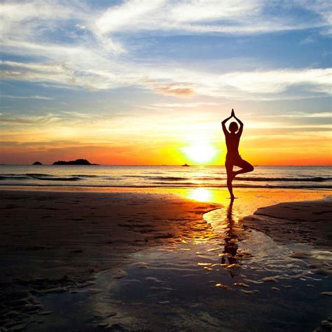 Yoga Sunset Wallpapers - Top Free Yoga Sunset Backgrounds - WallpaperAccess