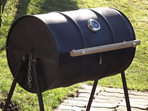 Oil Drum Barrel Barbecue Smoker BBQ Charcoal Oil Drum BBQ | Etsy