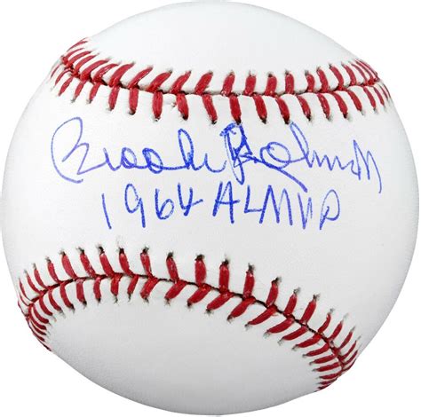 √ Brooks Robinson Autographed Ball