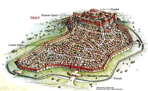 Pin on antiguidade | Ancient troy, Fantasy city map, Ancient maps