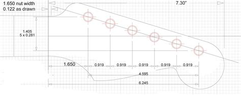 Telecaster Headstock Template