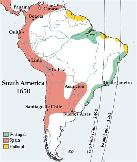 Treaty of Tordesillas, 1494 – Landmark Events