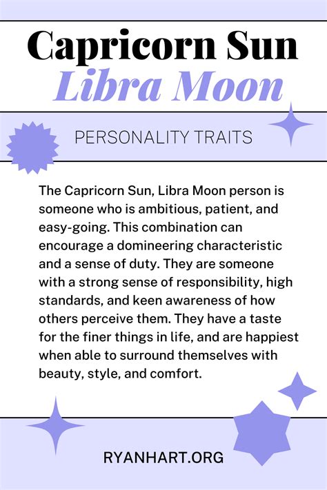 Capricorn Sun Libra Moon Personality Traits | Ryan Hart