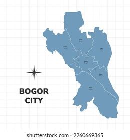 Bogor City Map Illustration Map Cities Stock Vector (Royalty Free) 2260669365 | Shutterstock