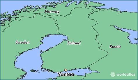 Where is Vantaa, Finland? / Vantaa, Uusimaa Map - WorldAtlas.com