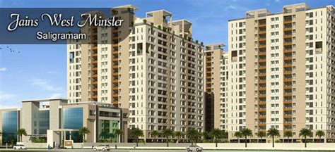 1, 2, 3, 4 BHK Apartments/Flats in Jains West Minster Saligramam, Chennai by Jain Housing ...