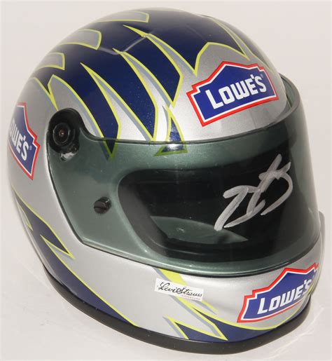 Jimmie Johnson Signed NASCAR Lowe's 1:2 Scale Mini Helmet (PSA COA) | Pristine Auction