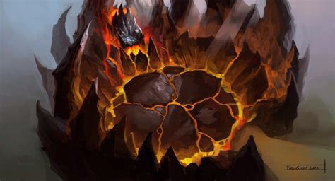 Smite Fire Giant Concept Art